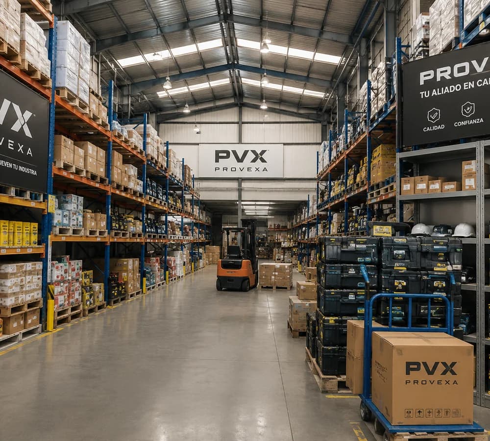 Bodega de productos industriales de PVX PROVEXA