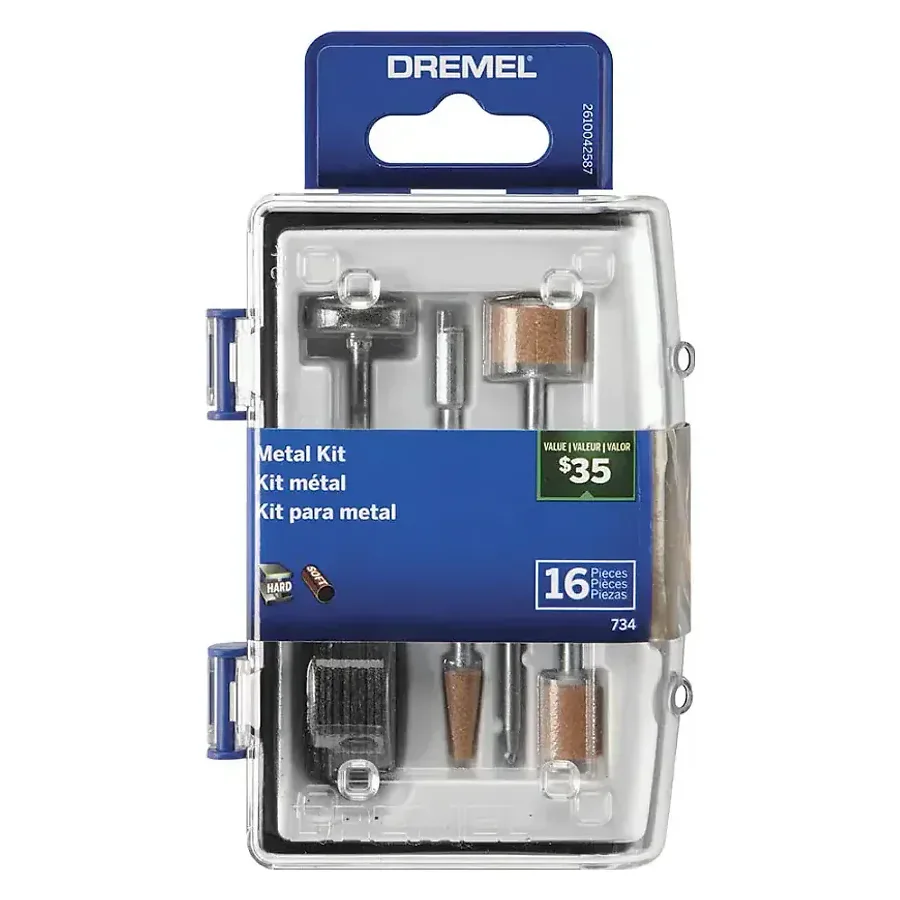 ACCESORIOS KIT PARA METAL 16 UND DREMEL
